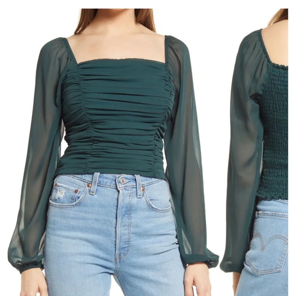 Nordstrom ruched top